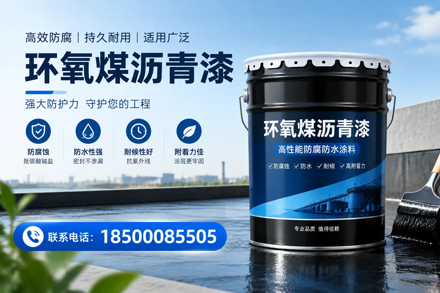 环氧煤沥青漆的施工方法详解,助力呼伦贝尔企业高效完成项目
